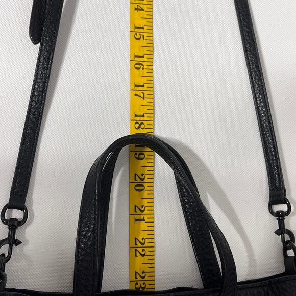 Rebecca Minkoff Mini Unlined Tote Handbag Black - Picture 14 of 15